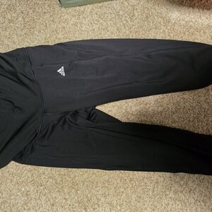 Maternity Black Adidas Cropped Leggings